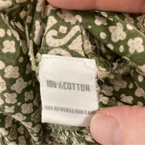 Dress Barn Moroccan pattern retro boho top 3/4 w/ bracelet sleeves peplum size L - Picture 5 of 7